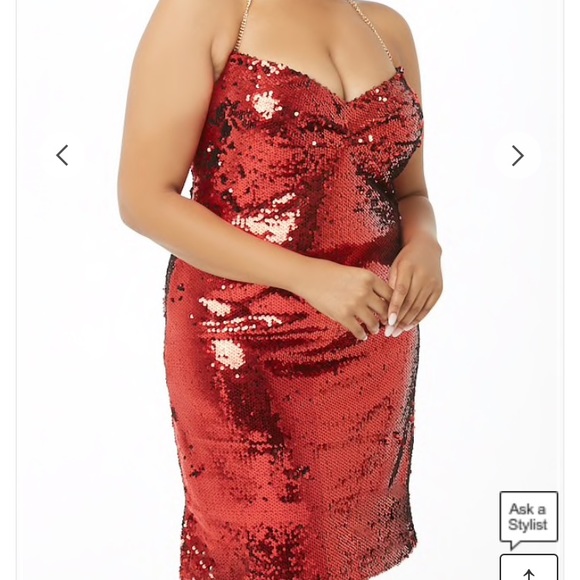 Dresses & Skirts - COPY - Forever 21  plus Red sequin dress 2x